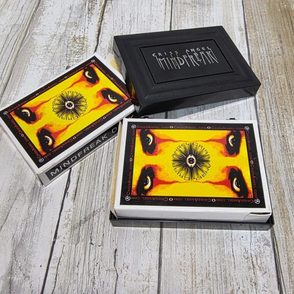 Criss Angel Mindfreak Deck 1 Playing Cards with Black Branded Plastic Case